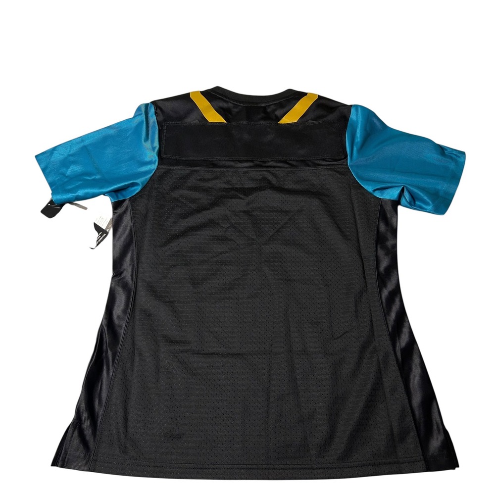NEW Jacksonville Jaguars Jersey‎ Womens S Black Teal Blank NFL Pro Line Football - Picture 3 of 11